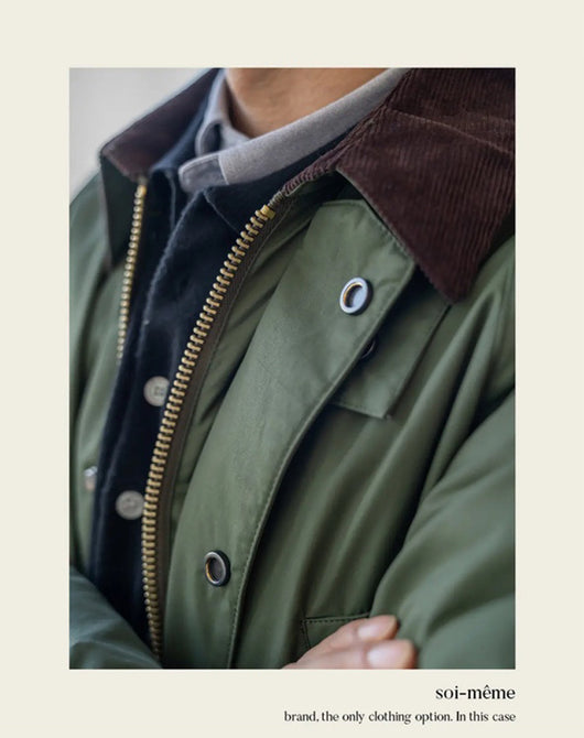 Chaqueta de Pana Safari Vintage con Cuello Clásico - Image 12