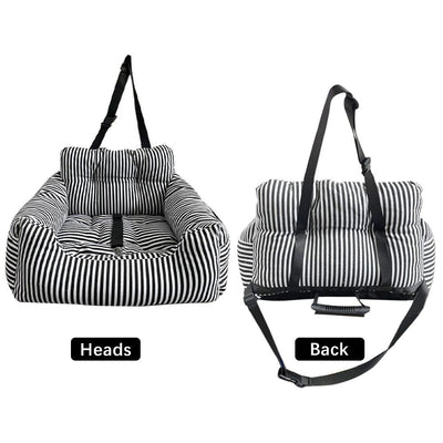 Cama Sofá Nido para Mascotas con Diseño Rayado - Image 5