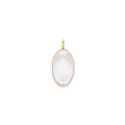 Anillo Floral Flotante de Cristal Hielo - Colección Verano Vintage - Image 4