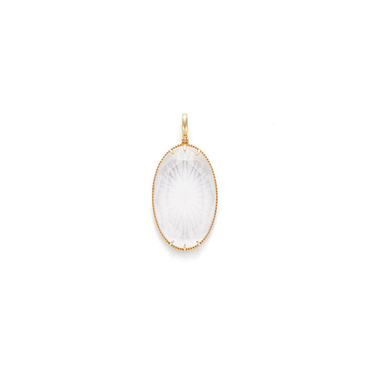 Anillo Floral Flotante de Cristal Hielo - Colección Verano Vintage - Image 4