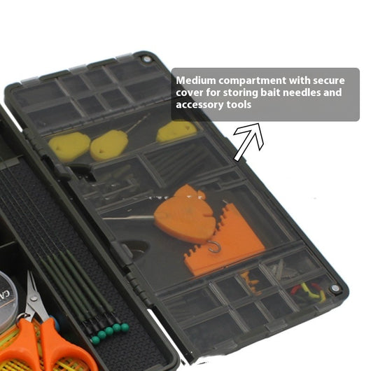 Caja de Almacenamiento Multifuncional para Accesorios de Pesca de Carpas Europeas - Image 3
