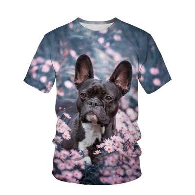 Playera Unisex con Estampado 3D de Perrito Adorable - Image 7