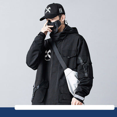 Chaqueta Reflectante Impermeable con Capucha para Otoño e Invierno - Image 6