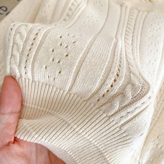 Blusa Tejida para Bebé Niña con Cuello Hueco y Detalle Stringy - Image 21