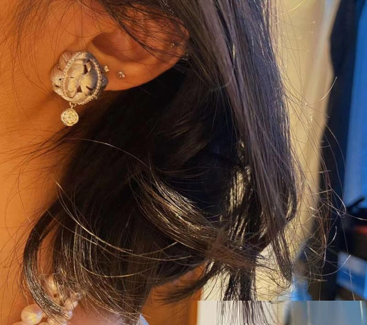 Aretes de Plata Esterlina con Moissanita de 1 Quilate - Brillo Diamante - Image 8