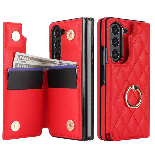 Funda de Cuero con Doble Hebilla para ZFOLD56 y ZFOLD34 - Estilo Clásico - Image 6