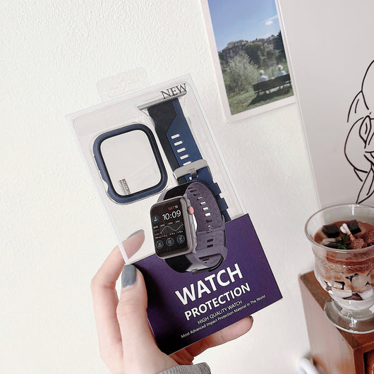 Correa y Funda Protectora de Silicona para Apple Watch SE 49mm - Image 4
