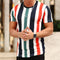 Camiseta Casual Hombre Cuello Redondo Manga Corta Estilo Europeo