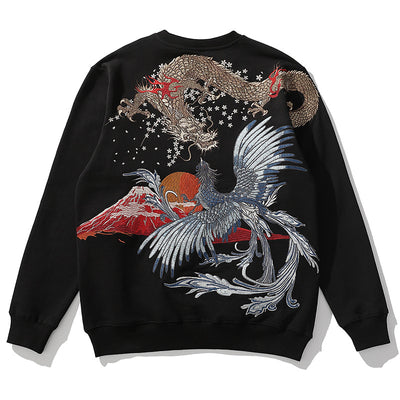 Sudadera Cuello Redondo con Bordado Tatuaje Tradicional - Image 6