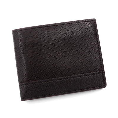 Billetera Hombre Cuero Grabado Patrón Serpiente Gran Capacidad - Image 12