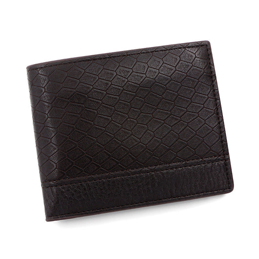 Billetera Hombre Cuero Grabado Patrón Serpiente Gran Capacidad - Image 12