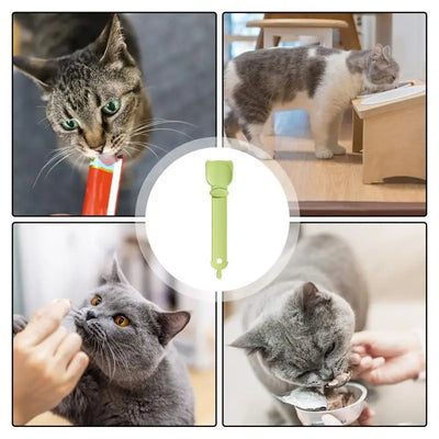Cucharilla Dispensadora de Alimento para Gatos - Reutilizable y Portátil - Image 4