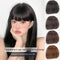 Juego de Peluca Invisible con Flequillo Recto Natural - Cabello Artificial Integrado