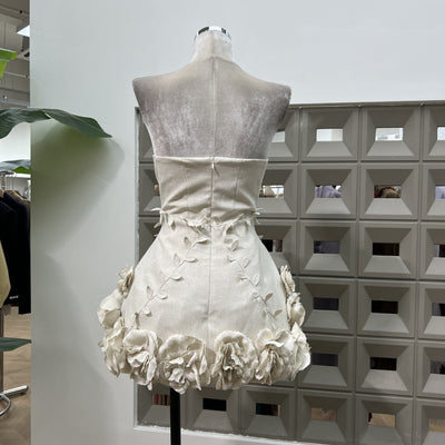 Vestido Corset Floral 3D Artesanal con Cintura Ajustable - Image 4