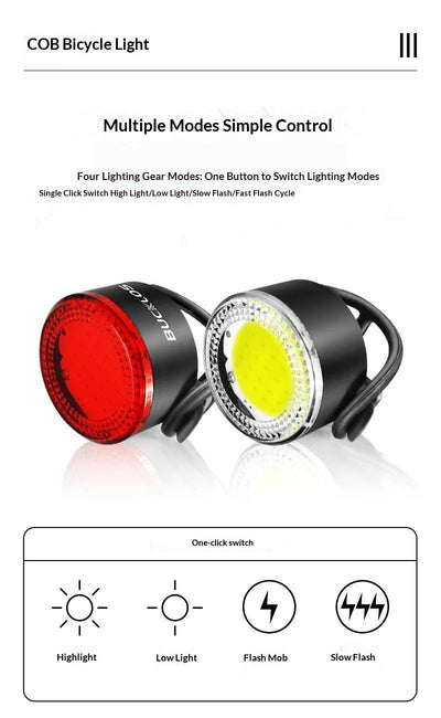 Juego de Luces LED para Bicicleta con Carga USB - Image 20