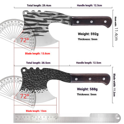 Cuchillo Forjado a Mano para Picar Huesos - Multifunción Profesional - Image 7