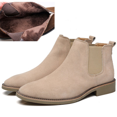 Botas de Cuero Puntiagudas Altas para Hombre - Image 19