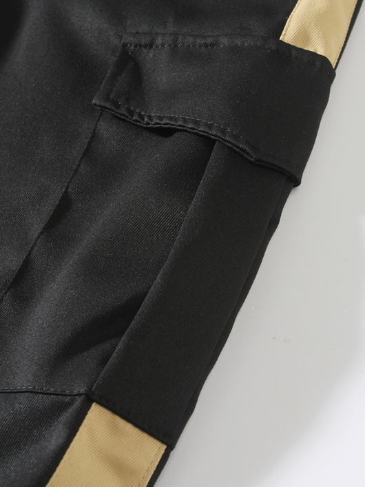 Pantalones Deportivos Casuales de Corte Recto con Costuras Otoñales - Image 18