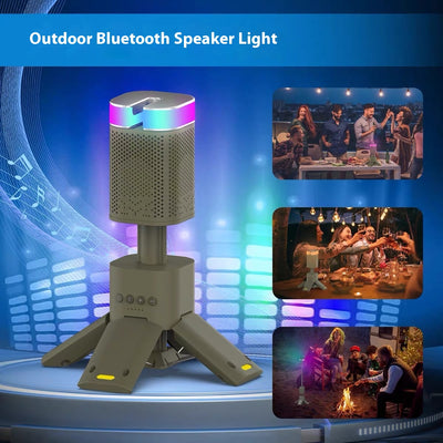 Parlante Bluetooth Portátil con Luces LED Atmosféricas - Image 2