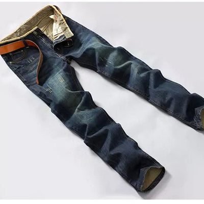 Pantalones Retro Clásicos de Corte Recto para Hombre - Image 10