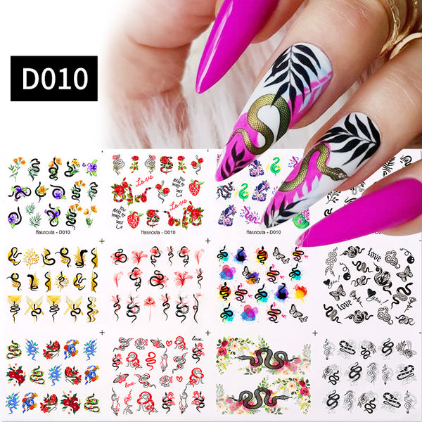 Calcomanías de Diseño de Uñas Arcoíris con Transferencia DIY - Image 3