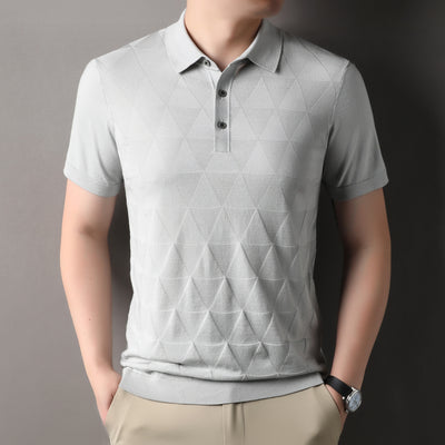 Camiseta Manga Corta Hombre Ice Silk Transpirable Secado Rápido - Image 8