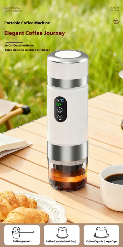Cafetera de Presión Portátil Americana con Calentamiento Rápido - Image 13