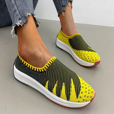 Zapatillas Deportivas Flyknit Transpirables con Cuña - Image 4