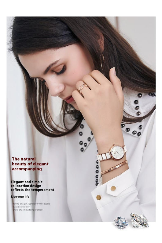 Reloj de Lujo para Mujer con Movimiento de Cuarzo y Resistencia al Agua - Image 7