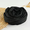 Artistic Cotton and Linen Scarf in Solid Colors for Women