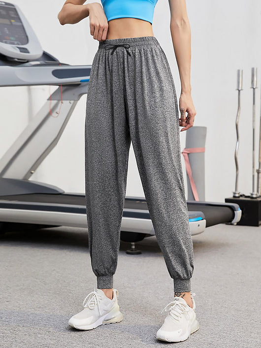 Pantalones Deportivos Cintura Alta Holgados con Puños Ajustados - Image 8