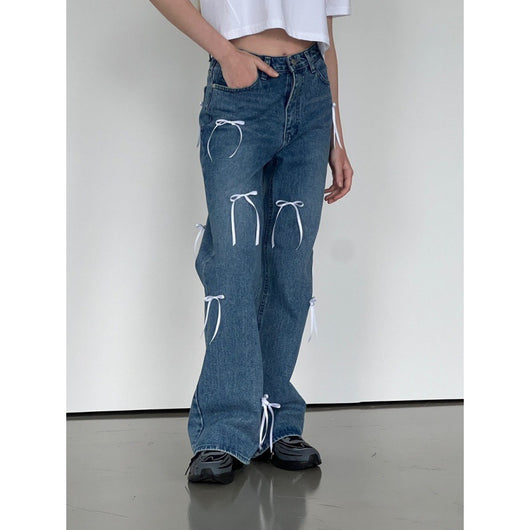 Pantalones Rectos Holgados Estilo Retro para Mujer - Image 11