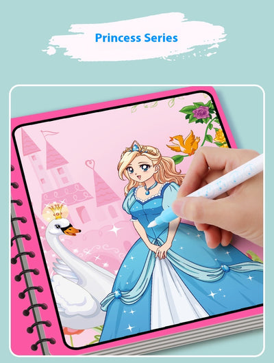 Libro Mágico de Pintura con Agua para Niños - Álbum de Colorear Reutilizable - Image 27