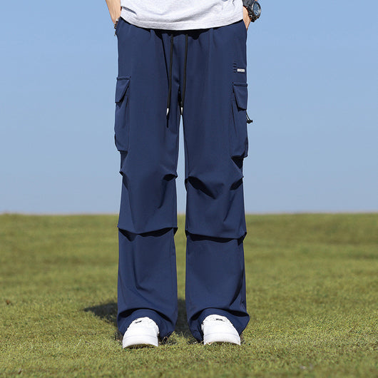 Pantalones Rectos Anchos Pu Shuai - Comodidad y Estilo Moderno - Image 6