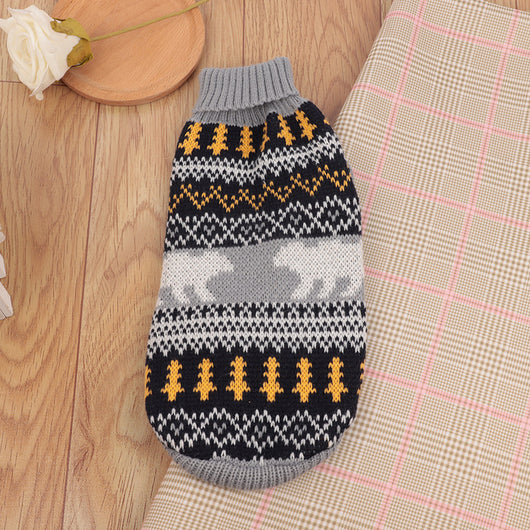 Suéter para Gato Multicolor con Cuello Solapa - Diseño Casual - Image 24