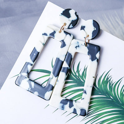 Aretes de Acrílico Estampado Leopardo - Image 15