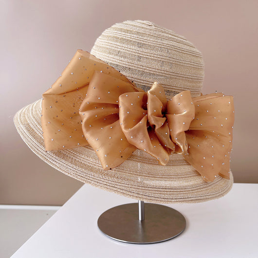 Sombrero de Paja Ligero con Protección Solar Transpirable para Mujer - Image 6