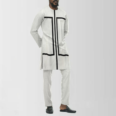 Camisa Estampada Étnica Africana para Hombre - Image 9