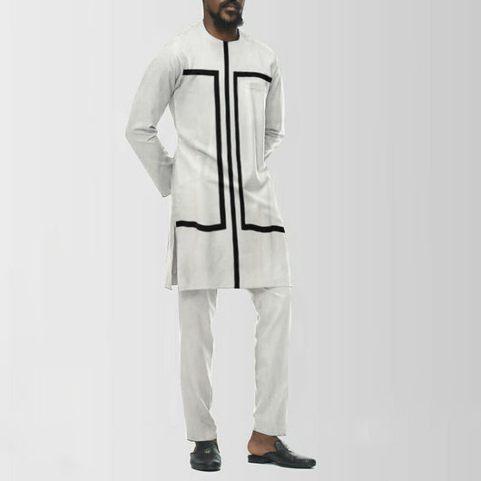 Camisa Estampada Étnica Africana para Hombre - Image 9
