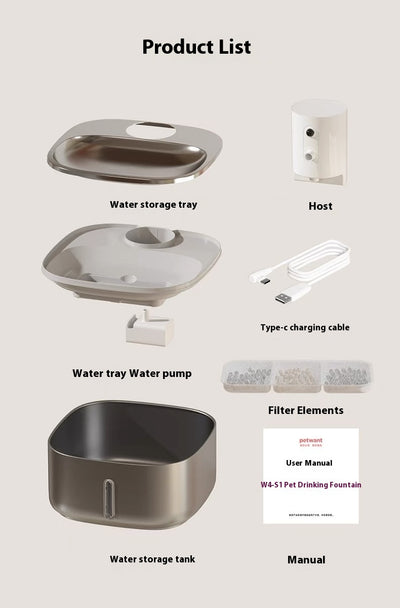 Dispensador Inteligente de Agua para Mascotas 32L con Carga Inalámbrica - Image 10