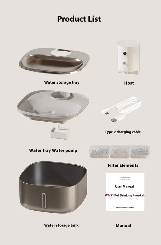 Dispensador Inteligente de Agua para Mascotas 32L con Carga Inalámbrica - Image 10