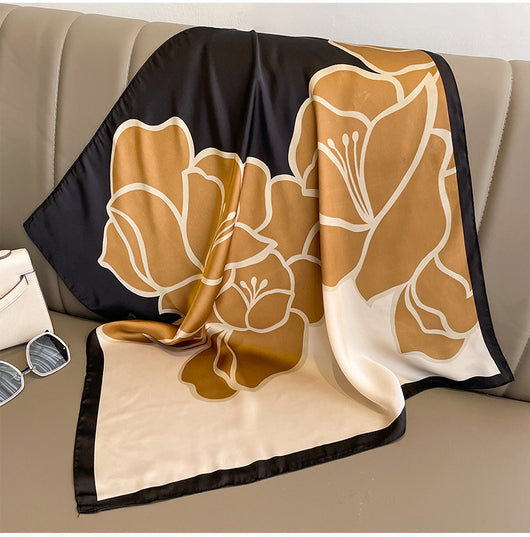 Pañuelo Decorativo Floral Versátil para Mujer - Bufanda Ligera Multiuso - Image 15
