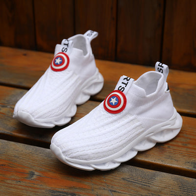 Zapatillas Tejidas Blancas para Niños - Comodidad y Estilo - Image 9