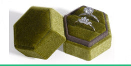 Caja de Terciopelo Hexagonal para Joyas Premium - Image 18