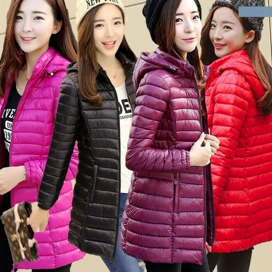 Chaqueta Acolchada Slim Fit de Algodón para Mujer - Image 11