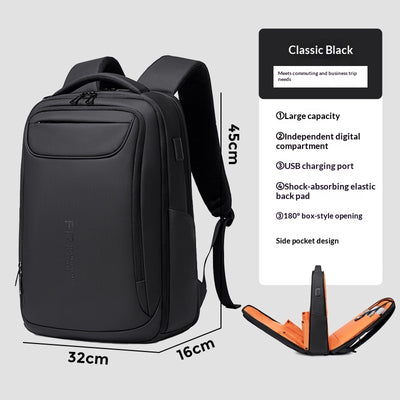 Mochila Casual Minimalista para Hombre - Ideal para Trabajo y Viajes - Image 3
