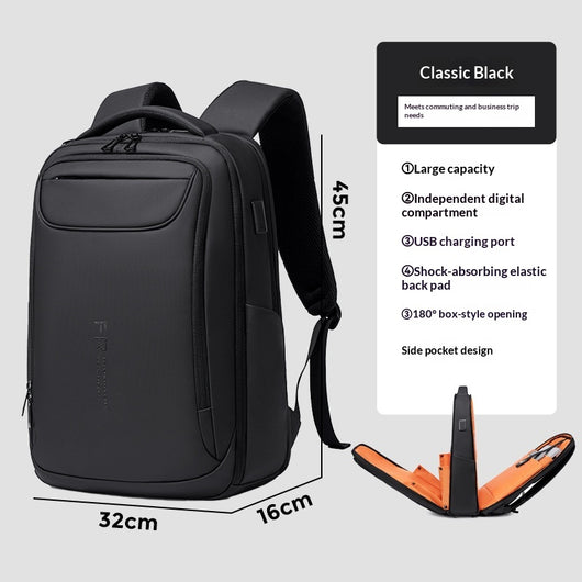 Mochila Casual Minimalista para Hombre - Ideal para Trabajo y Viajes - Image 3