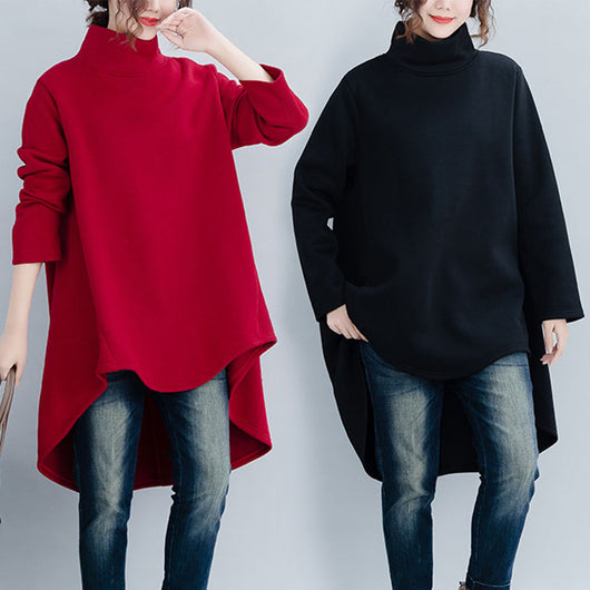 Vestido Sudadera con Dobladillo Asimétrico - Image 12