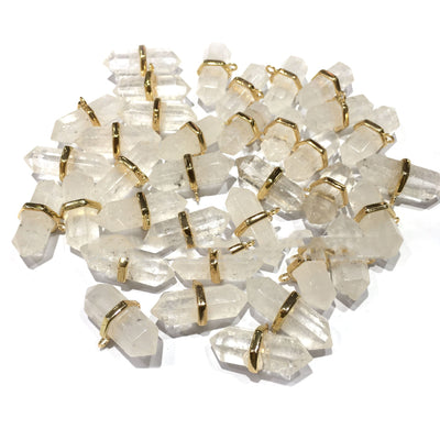 Colgante Hexagonal de Cristal Blanco Natural para Personalizar - Image 4