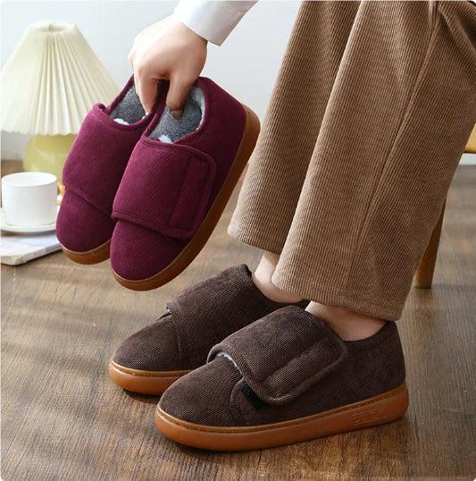 Pantuflas de Algodón Cálidas con Apertura Ancha y Talón Reforzado - Image 2